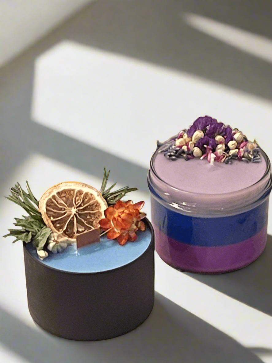 A workshop for making natural and scented candles