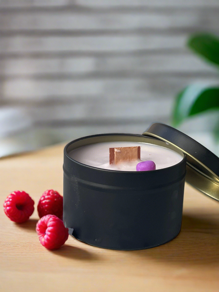 Vanilla and black raspberry
