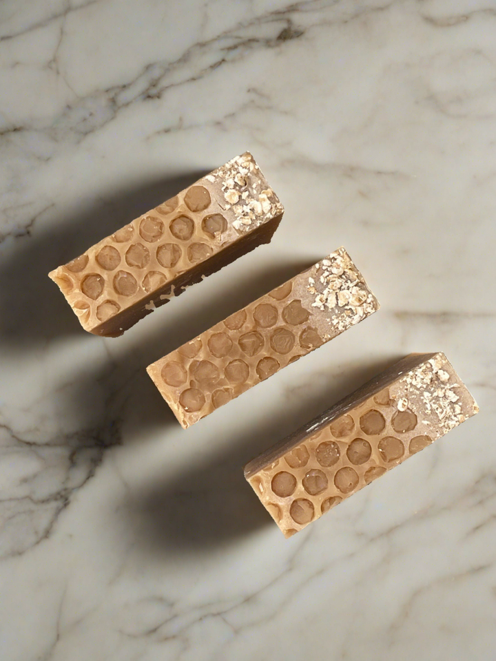 Honey and caramel clay