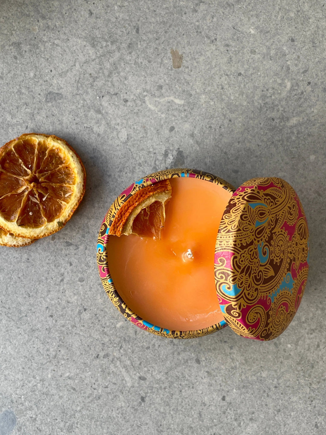 נר בניחוח תפוז פטשולי