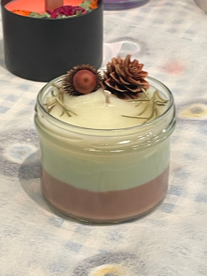 A workshop for making natural and scented candles