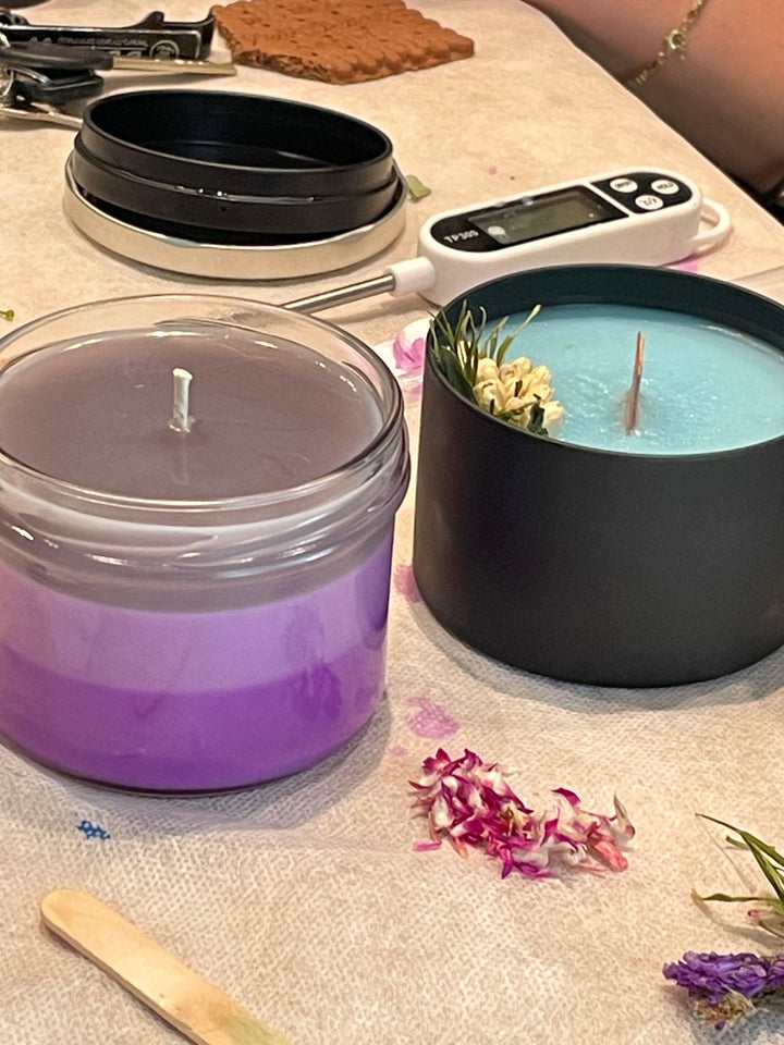 A workshop for making natural and scented candles